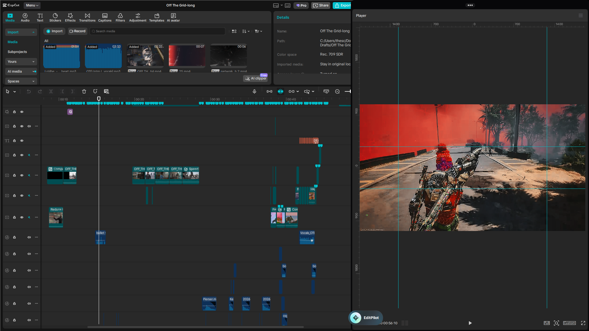 Process behind the content.